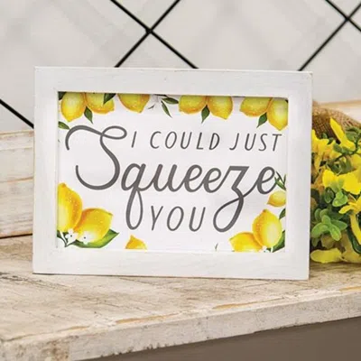 Homegifo *i Could Just Squeeze You Framed Sign In White