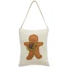 Homegifo *i Heart Gingerbread Pillow Christmas Ornament