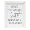Homegifo I Vow To Still Grab Your Butt Framed Print