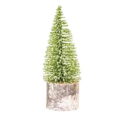 Homegifo Iced Foxtail Pine Tree 6" In Green