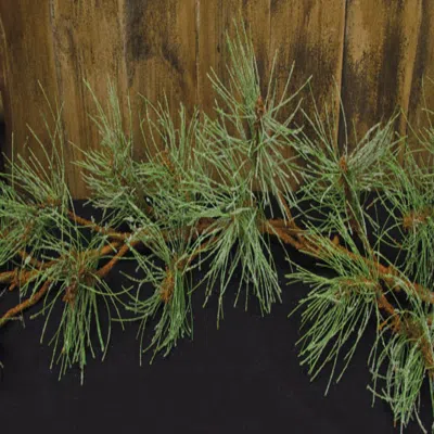 Homegifo Icy Needle Pine Garland In Green