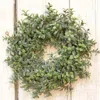 Homegifo Icy Pebble Eucalyptus Candle Ring 6"