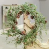 Homegifo Icy Stowe Cedar Wreath 24"