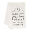 Homegifo *if Cauliflower Can Be Pizza Dish Towel