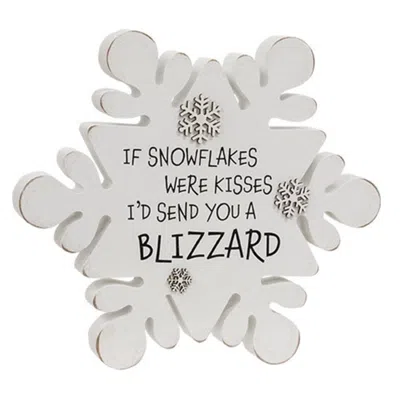 Homegifo If Snowflakes Were Kisses Snowflake Sitter In White