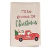 Homegifo *i'll Be Gnome For Christmas Dish Towel