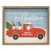 Homegifo *i'll Be Gnome For Christmas Slat Frame