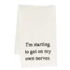 Homegifo *i'm Starting To Get On My Own Nerves Dish Towel