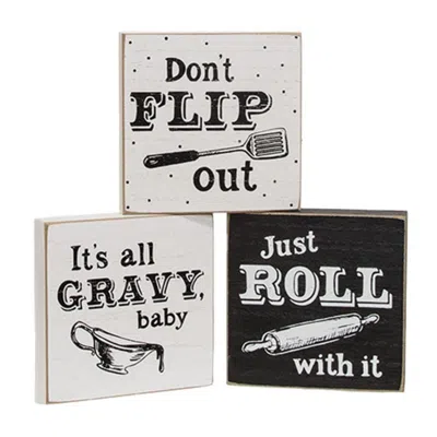 HOMEGIFO IT'S ALL GRAVY SQUARE BLOCK 3 ASSTD.