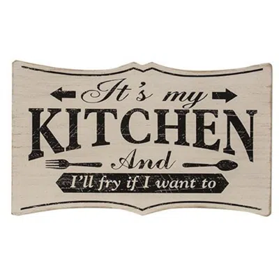 Homegifo *it's My Kitchen Sign In Blue
