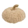 Homegifo Ivory Sherpa Pumpkin W/jute Stem Medium