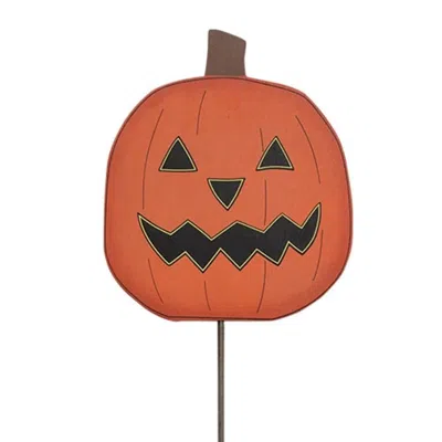 Homegifo ^^^jack O'lantern Planter Stake 10"h In Orange