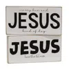 Homegifo Jesus Kind Of Day Block Sign 2 Asstd.