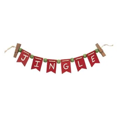 Homegifo Jingle Mini Clip Banner In Red