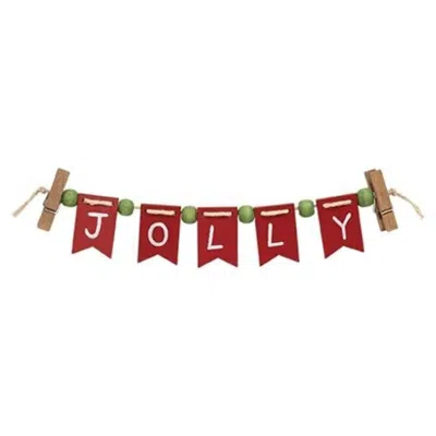 Homegifo Jolly Mini Clip Banner In Red