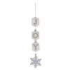 Homegifo Joy Wooden Tag & Snowflake Garland