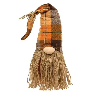 Homegifo *jute Plaid Gnome Large In Brown