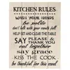 Homegifo Kitchen Rules Pallet Art