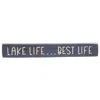 Homegifo Lake Life...best Life Engraved Sign 24" X 3.5"