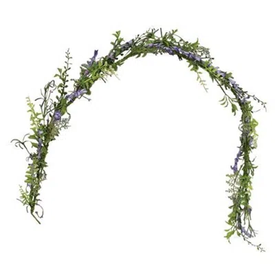 Homegifo *lakeside Iris Garland In Green