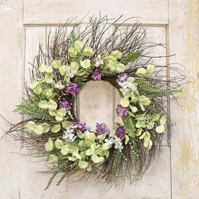 Homegifo Lakeside Mix Wildflower Sunburst Wreath 22" In Multi