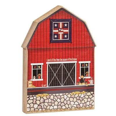 Homegifo *land Of The Free Chunky Barn Sitter In Red