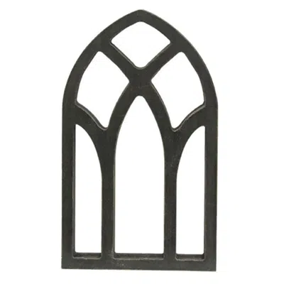 Homegifo Large Distressed Black Wooden Gothic Frame