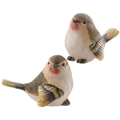 Homegifo Large Resin Finch 2 Asstd. In Multi