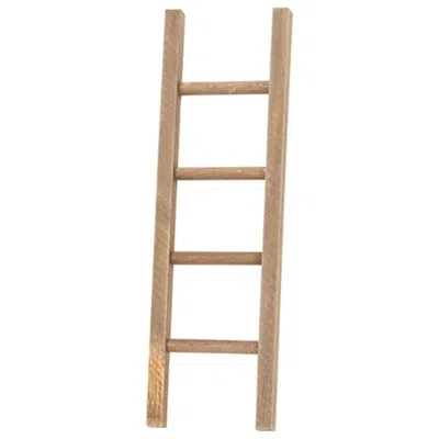 Homegifo Large Wooden Ladder 3 Asstd. In Neutral