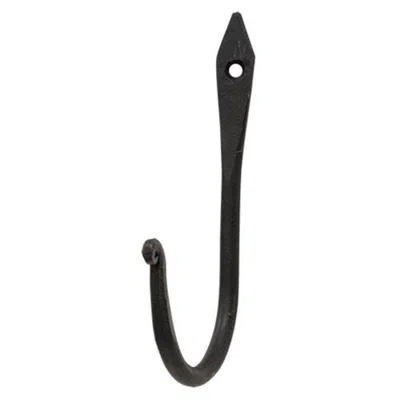 Homegifo *large Wrought Iron Spade Hook In Black
