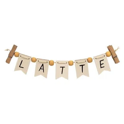 Homegifo *latte Mini Clip Banner In Neutral