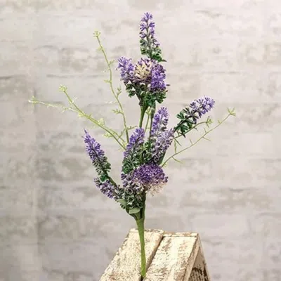Homegifo Lavender Herb Pick In Purple