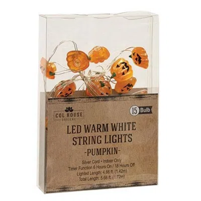 Homegifo Led Timer Jack O Lantern Lights 15ct In Multi