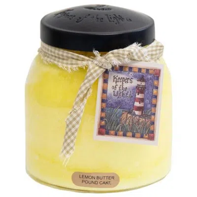 Homegifo Lemon Butter Pound Cake Papa Jar Candle 34oz