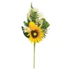 Homegifo Lemon Sunflower & Daisy Spray 18"