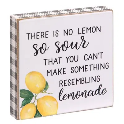 Homegifo *lemonade Square Block 2 Asstd In Neutral