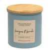 Homegifo Lemongrass & Lavender 14oz Jar Candle W/wood Lid