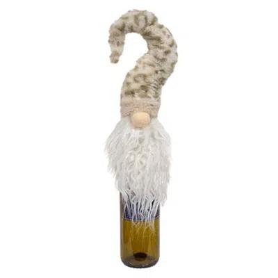 Homegifo Leopard Gnome Bottle Topper In Black