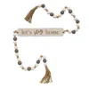 Homegifo *let's Stay Home Beaded Banner