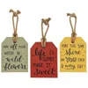 Homegifo *life Is Short Wooden Tag 3 Asstd.