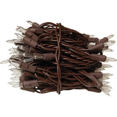 Homegifo Light Set Brown Cord 100ct