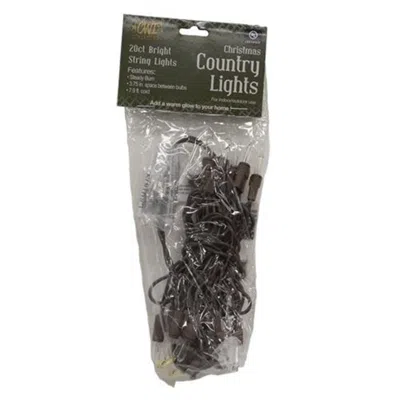 Homegifo Light Set Brown Cord 20ct In Black