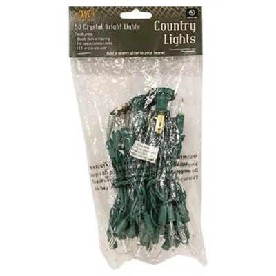 Homegifo Light Set Green Cord 50ct In Black