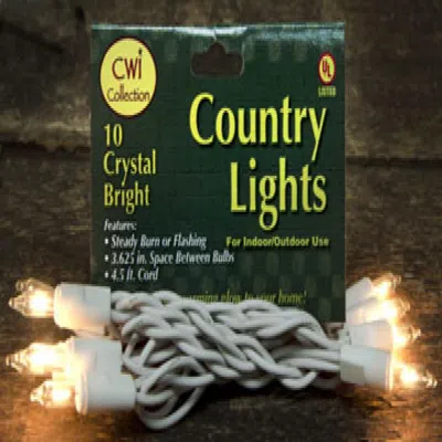 Homegifo Light Set White Cord 10ct