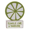 Homegifo Lime On "tequila Lime & Sunshine" Sitter