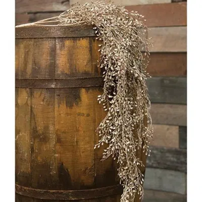 Homegifo Little Luna Leaves Hanging Bush 34" In Neutral