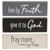 Homegifo Live By Faith Block 3 Asstd.