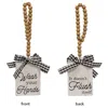 Homegifo Live Laugh Poop Door Ornament 3 Asstd.