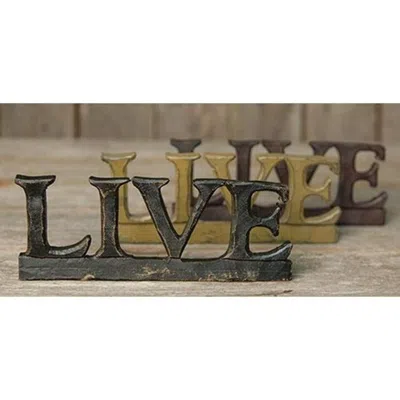 Homegifo *live Resin Sign - 6.24" - 3 Asstd In Multi