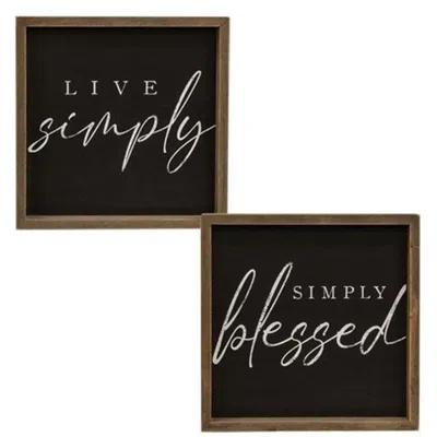 Homegifo Live Simply Frame 2 Asstd. In Black